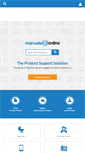 Mobile Screenshot of manualsonline.com
