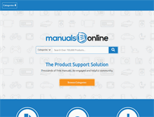 Tablet Screenshot of manualsonline.com